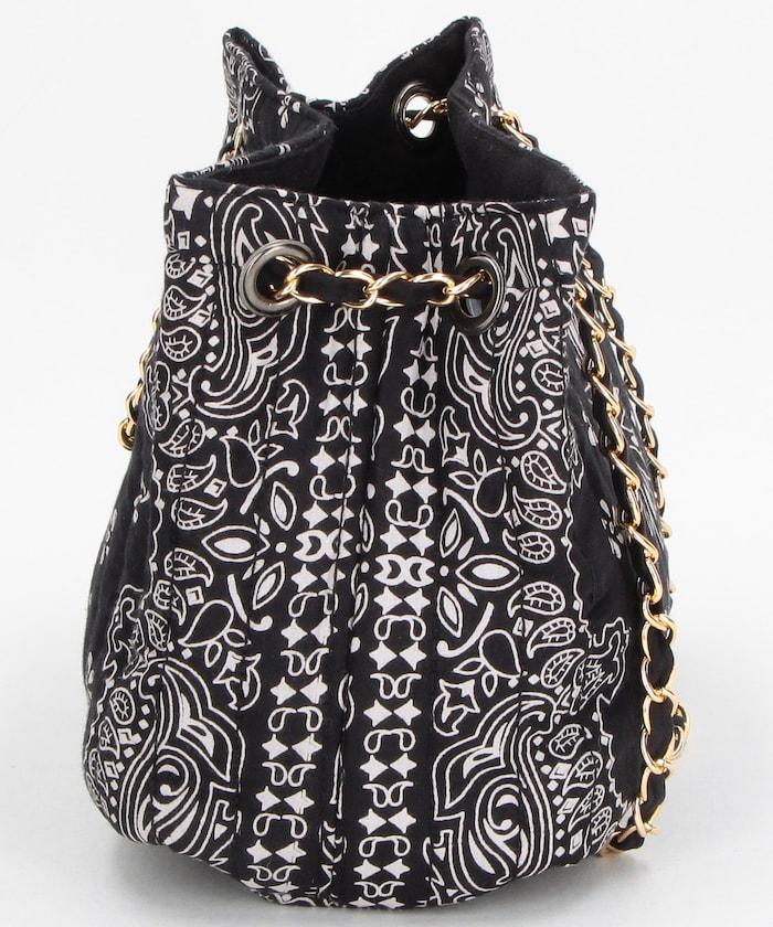 班丹納拼接絎縫單肩包