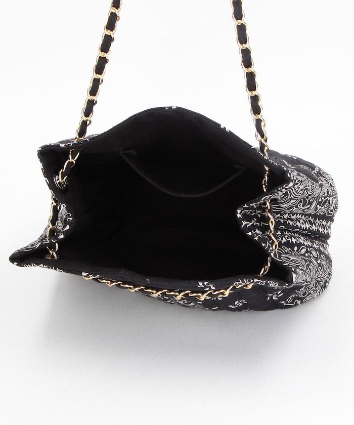 班丹納拼接絎縫單肩包