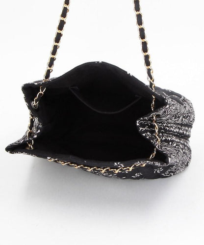 班丹納拼接絎縫單肩包