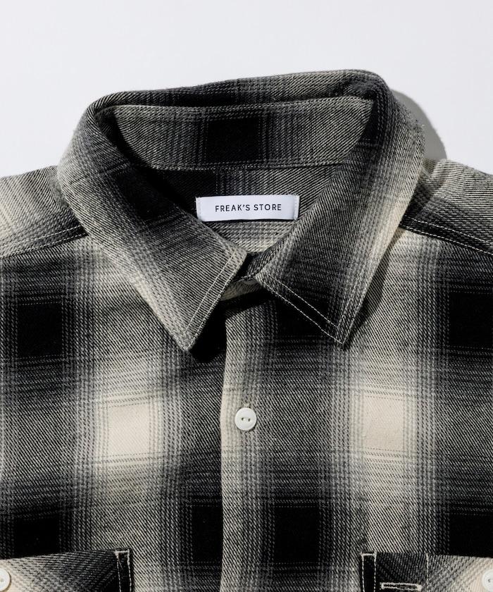 格子法蘭絨工裝襯衫