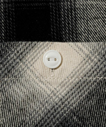 格子法蘭絨工裝襯衫