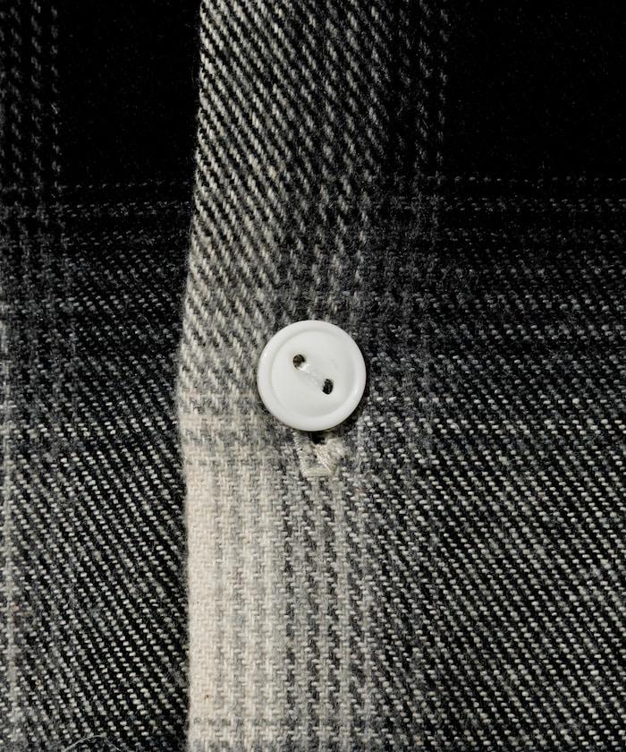 格子法蘭絨工裝襯衫