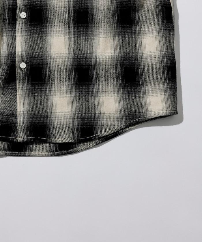 格子法蘭絨工裝襯衫