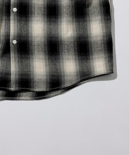 格子法蘭絨工裝襯衫