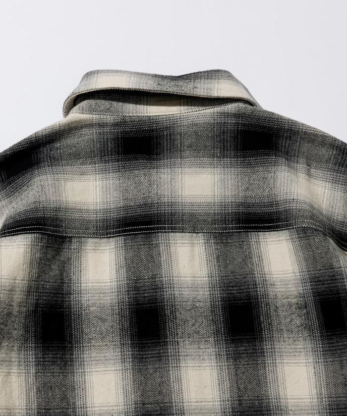 格子法蘭絨工裝襯衫