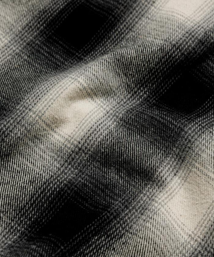 格子法蘭絨工裝襯衫