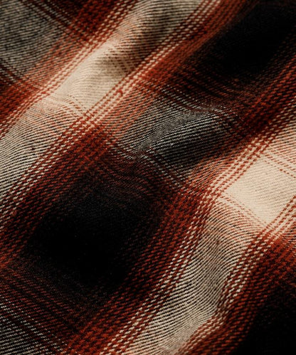 格子法蘭絨工裝襯衫