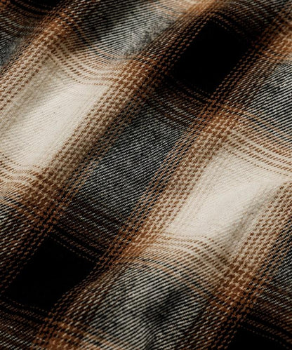 格子法蘭絨工裝襯衫