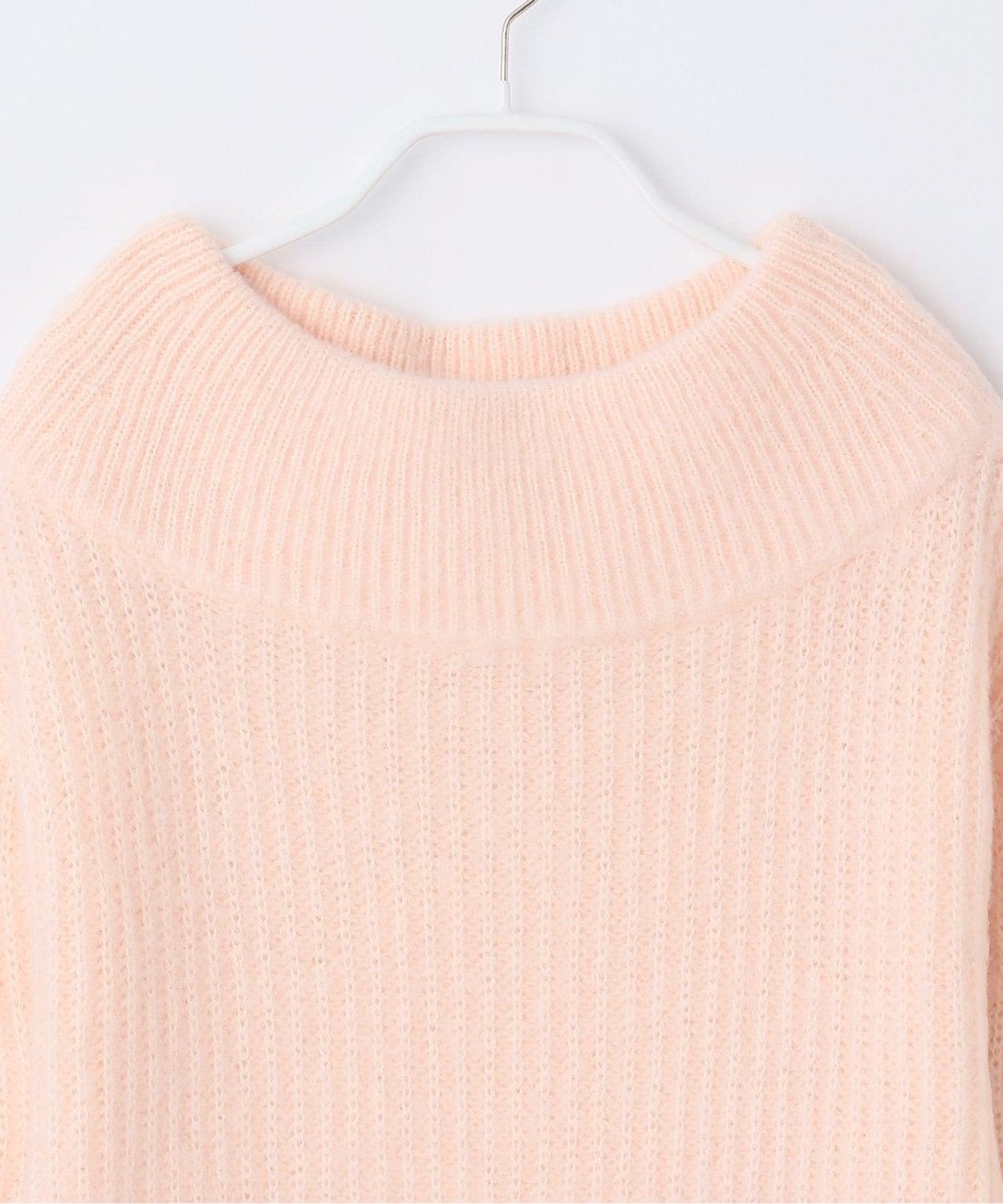 下襬蕾絲針織連衣裙【韓國時尚】