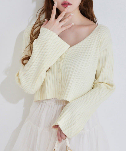 【one after another】蝴蝶結針織開衫