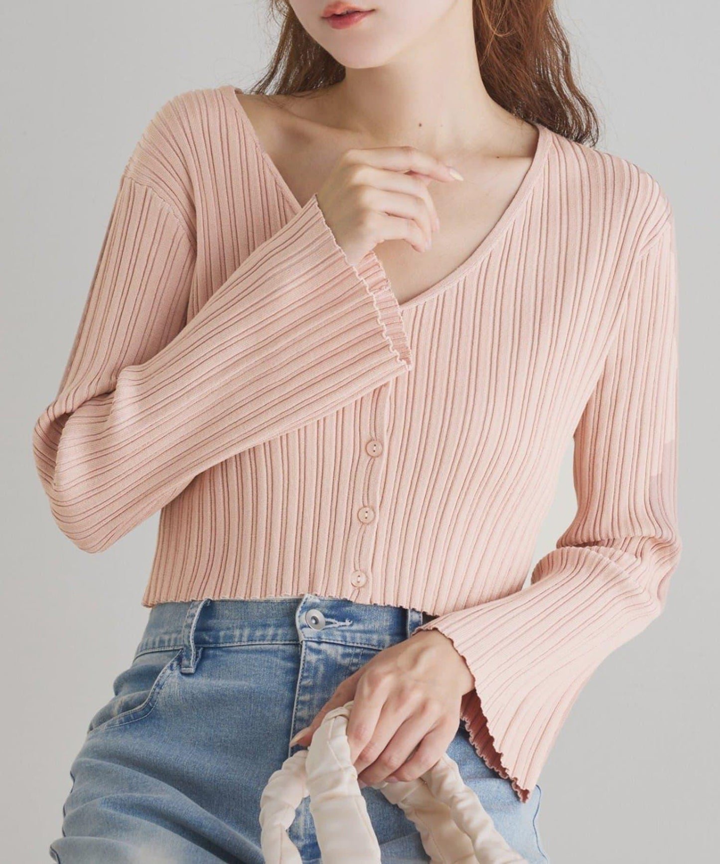 【one after another】蝴蝶結針織開衫