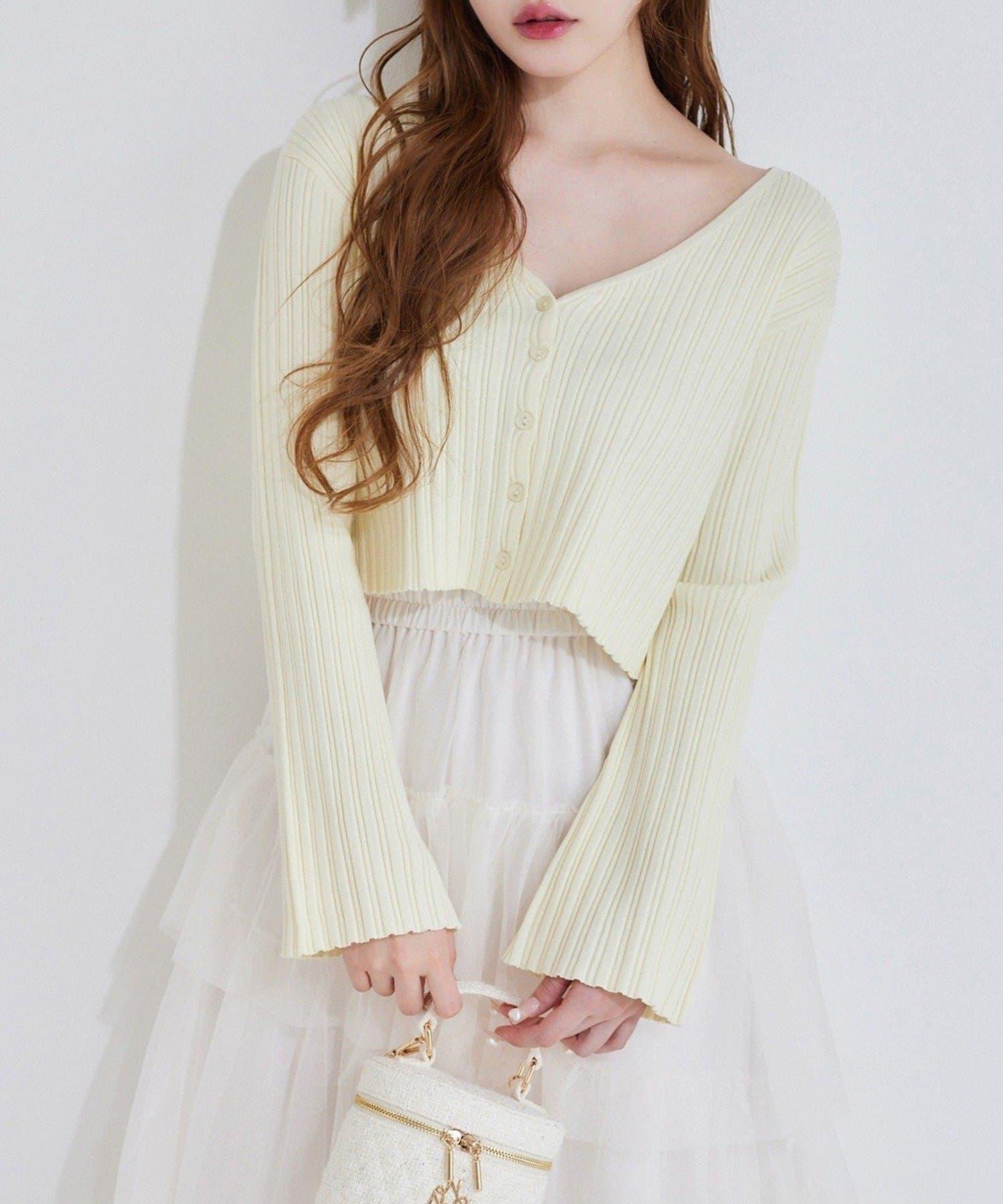 【one after another】蝴蝶結針織開衫