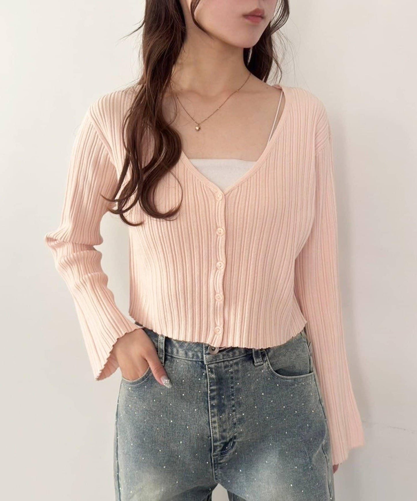 【one after another】蝴蝶結針織開衫