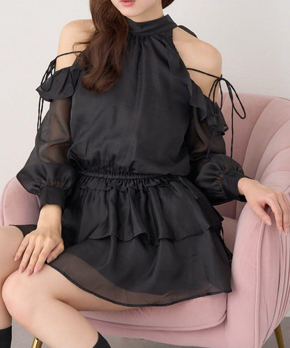 【one after another】美式背心長袖長款上衣