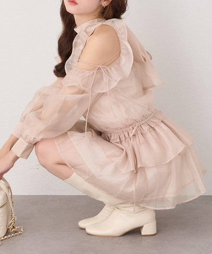 【one after another】美式背心長袖長款上衣