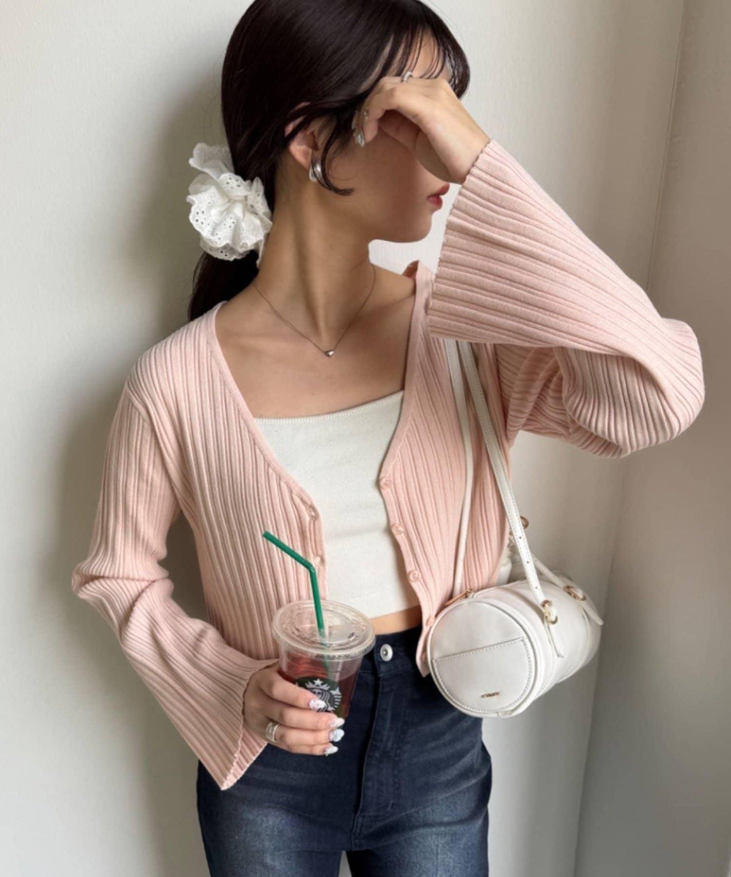 【one after another】蝴蝶結針織開衫