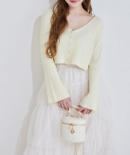 【one after another】蝴蝶結針織開衫