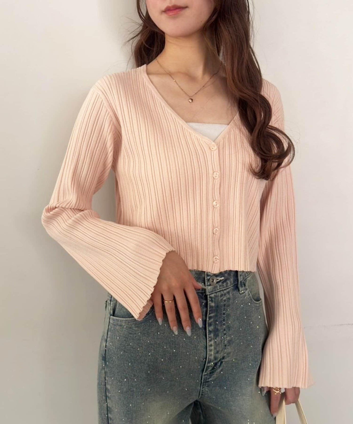 【one after another】蝴蝶結針織開衫