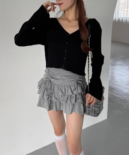 【one after another】蝴蝶結針織開衫