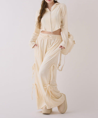 【one after another】天鵝絨連帽衛衣