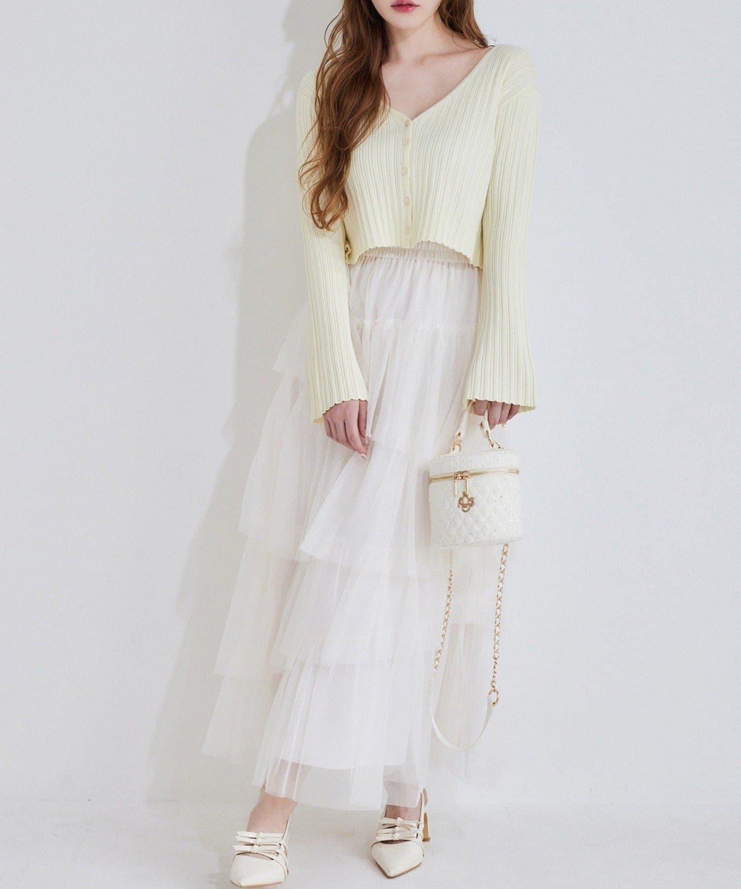 【one after another】蝴蝶結針織開衫