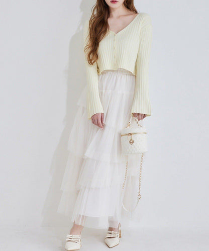 【one after another】蝴蝶結針織開衫