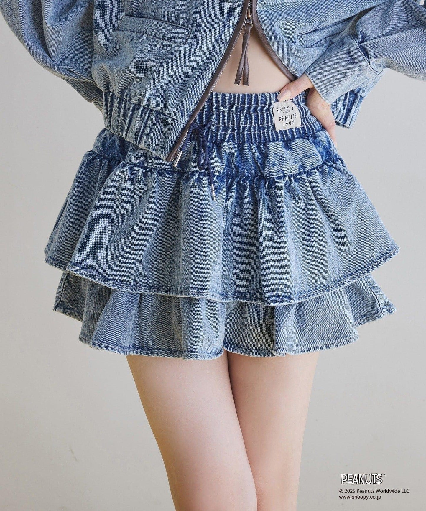 【one after another】荷葉邊迷你裙