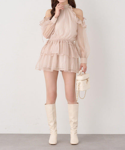 【one after another】美式背心長袖長款上衣