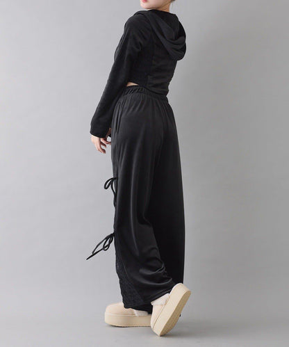 【one after another】天鵝絨連帽衛衣