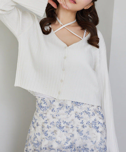 【one after another】蝴蝶結針織開衫