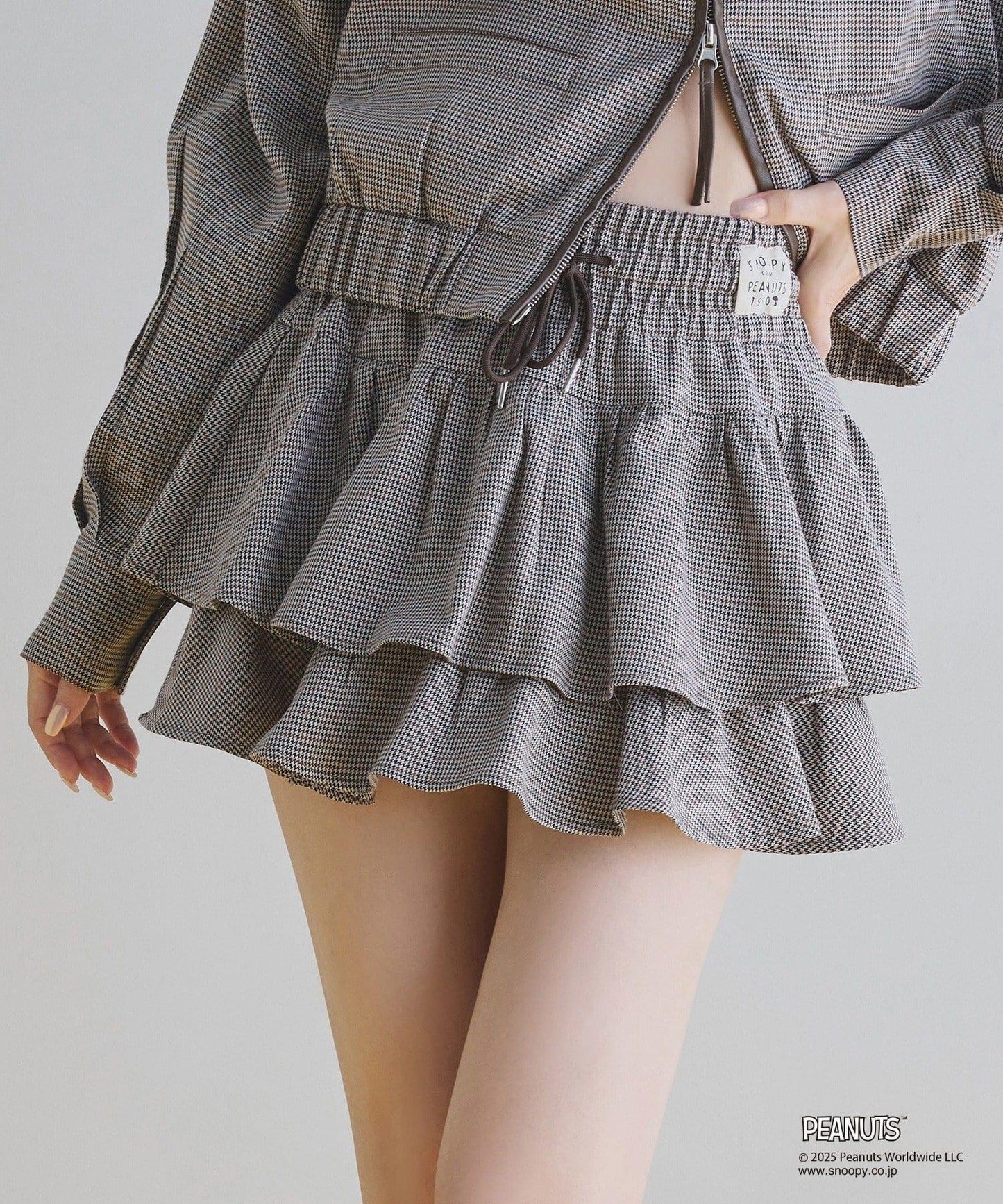 【one after another】荷葉邊迷你裙