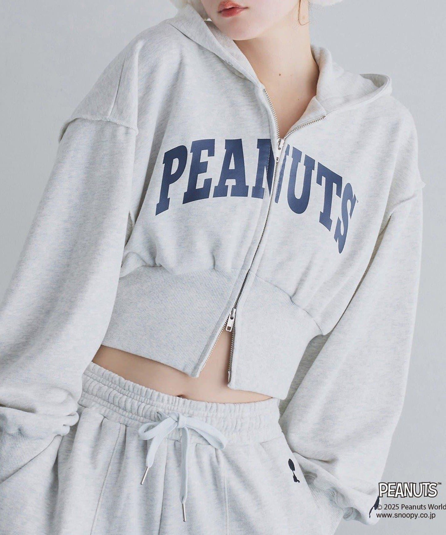 【one after another】史努比刺繡連帽衛衣