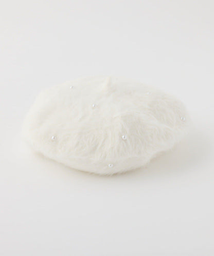 珍珠裝飾貝雷帽