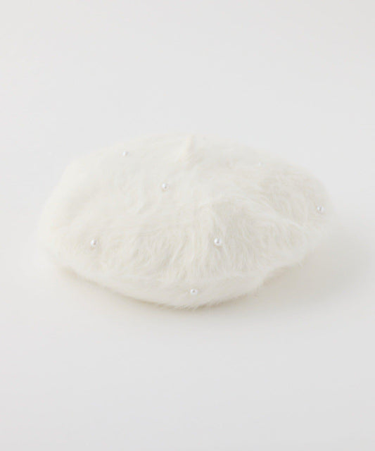 珍珠裝飾貝雷帽