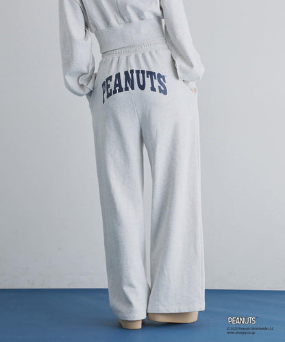 【one after another】史努比刺繡休閒褲