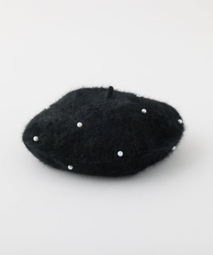 珍珠裝飾貝雷帽