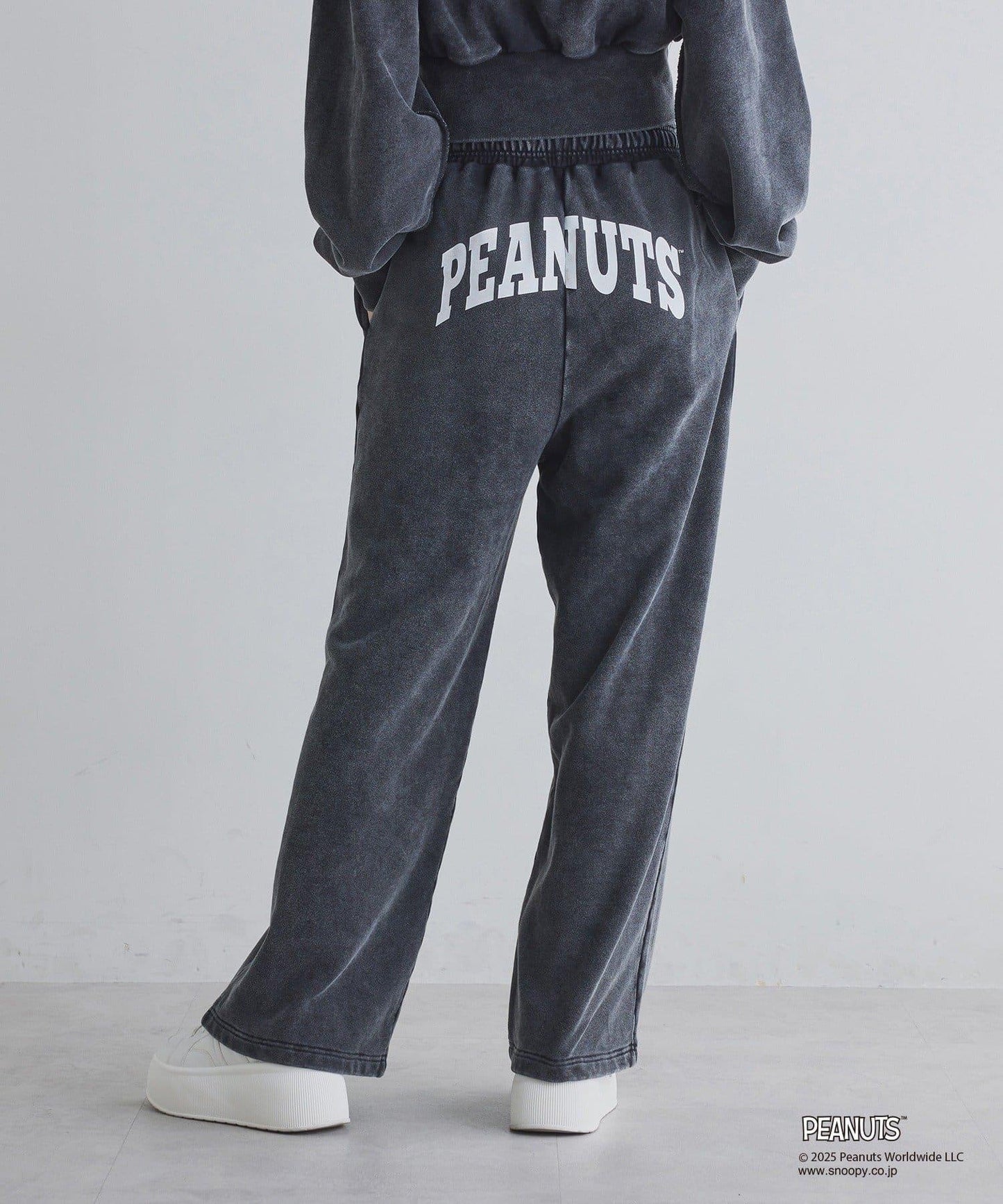 【one after another】史努比刺繡休閒褲