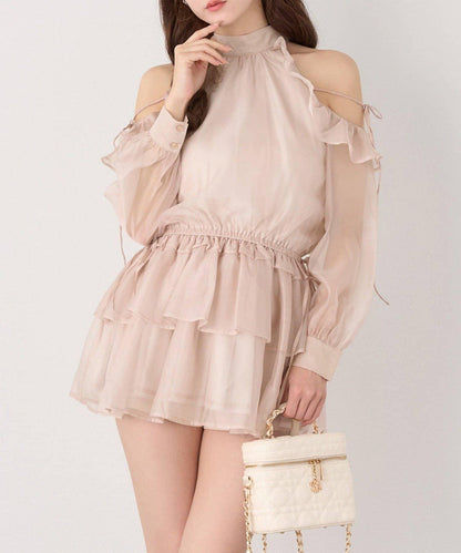 【one after another】美式背心長袖長款上衣