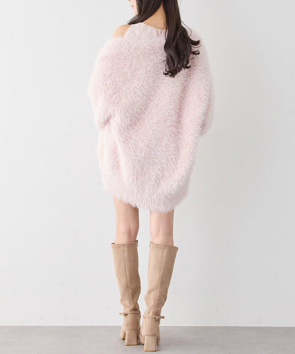 【one after another】露肩抽褶長款上衣