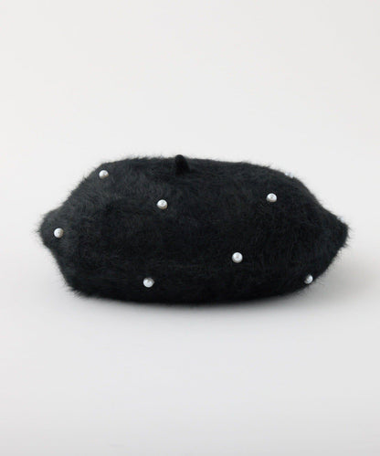 珍珠裝飾貝雷帽