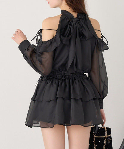 【one after another】美式背心長袖長款上衣