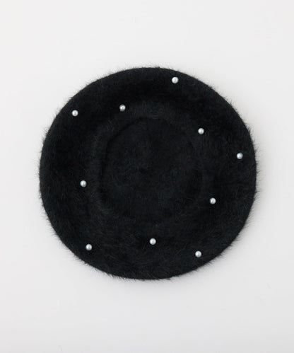 珍珠裝飾貝雷帽