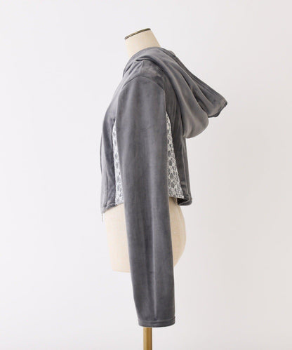 【one after another】天鵝絨連帽衛衣