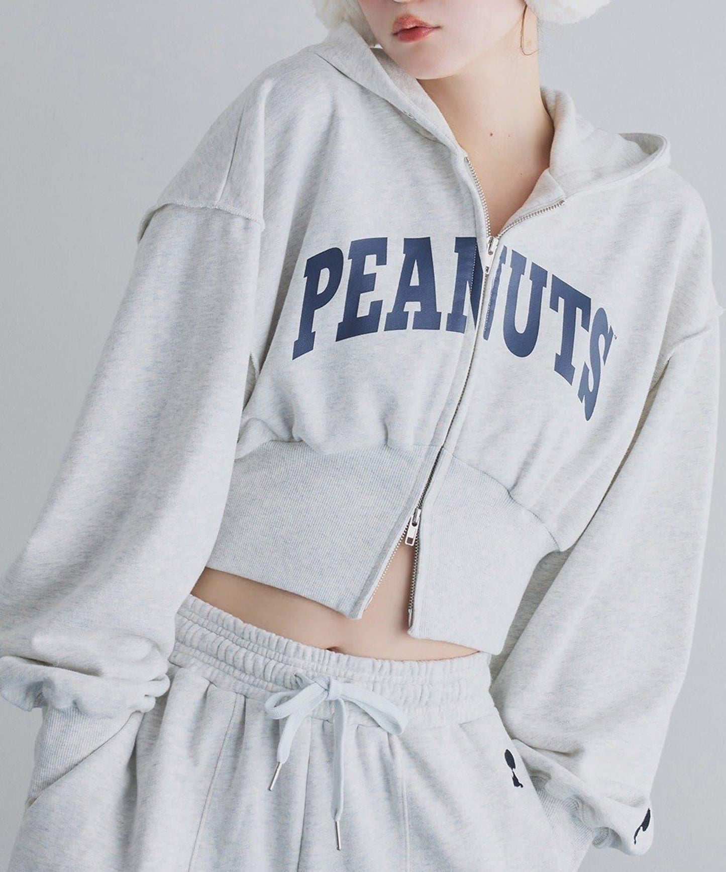 【one after another】史努比刺繡連帽衛衣