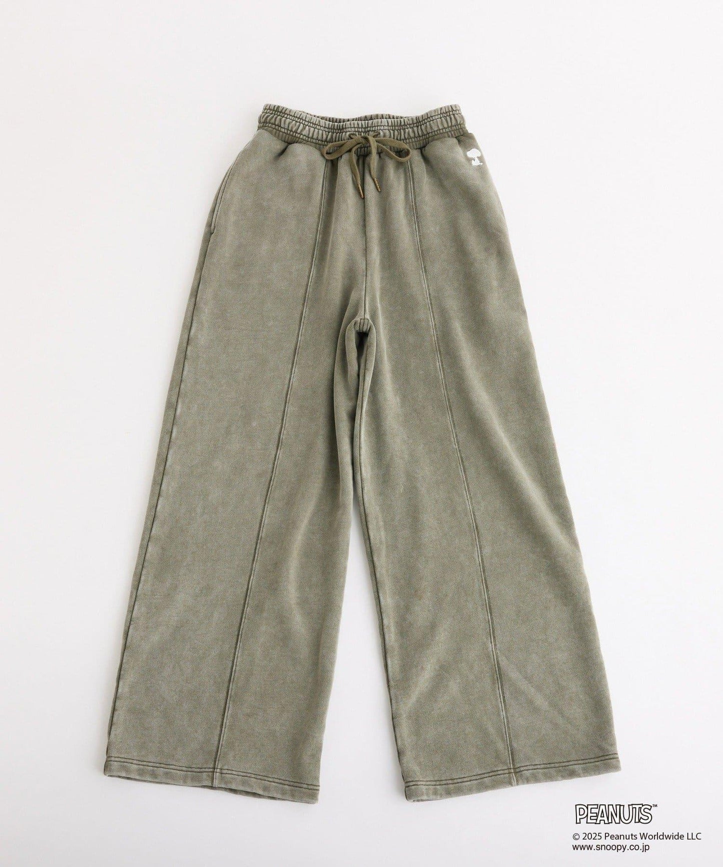 【one after another】史努比刺繡休閒褲