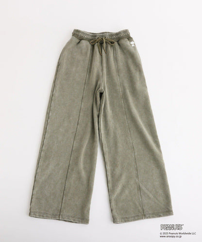 【one after another】史努比刺繡休閒褲