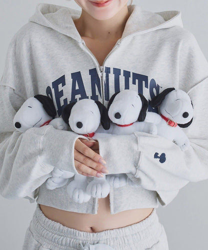【one after another】史努比刺繡連帽衛衣