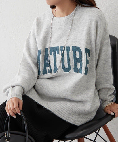 帶有標誌的針織衫