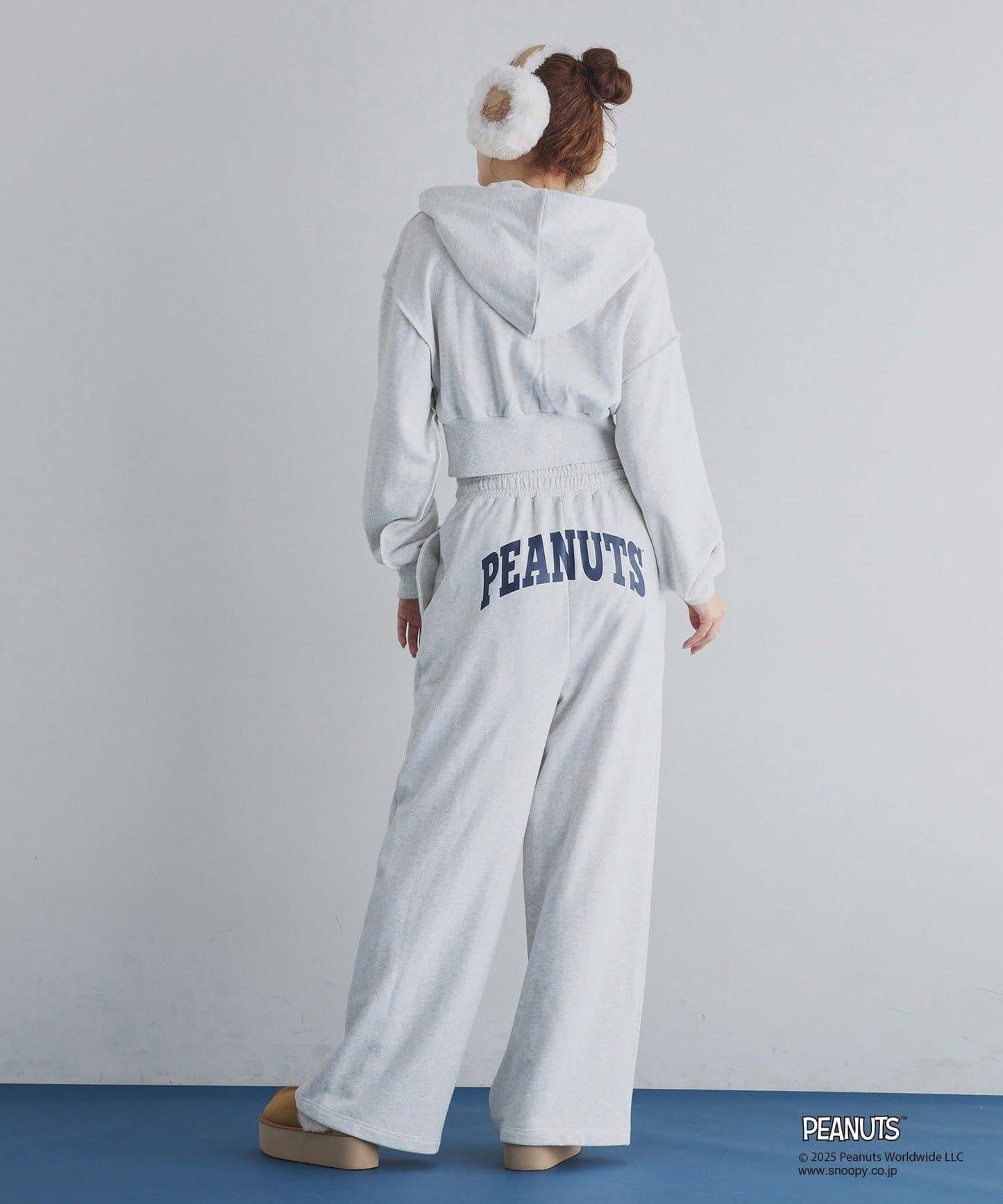 【one after another】史努比刺繡連帽衛衣