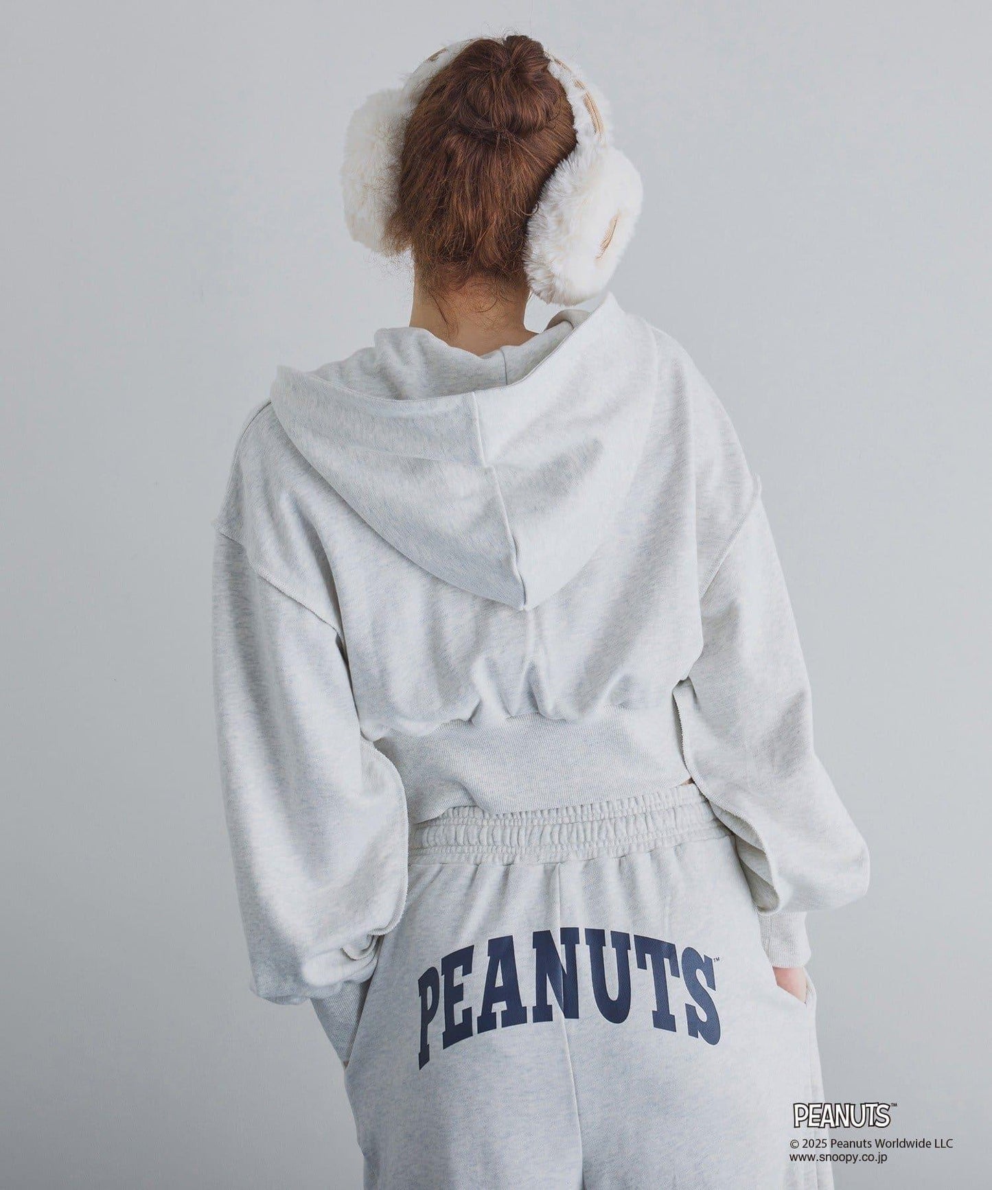 【one after another】史努比刺繡連帽衛衣